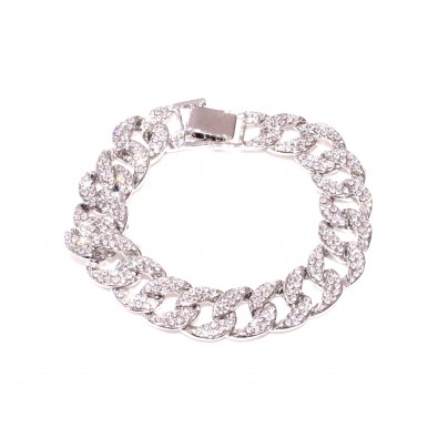 Bracelet avec strasse en métal  homme BRAH468