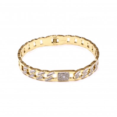 Bracelet acier inoxydable femme BRAF283