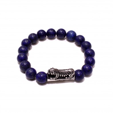 Bracelet acier et pierre homme BRAH556
