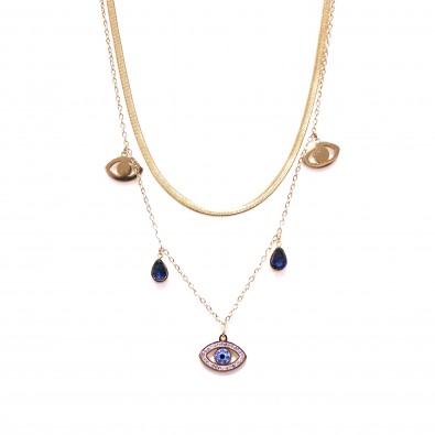 Collier acier inoxydable femme COAC768