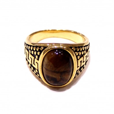 Bague acier inoxydable homme BAH192