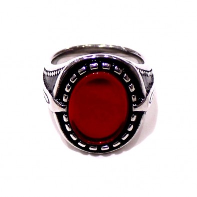 Bague acier inoxydable homme BAH204