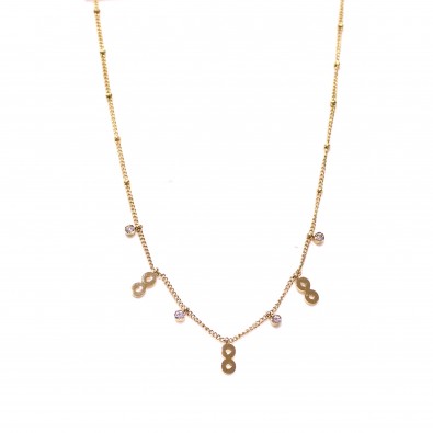 Collier acier inoxydable femme COAC829