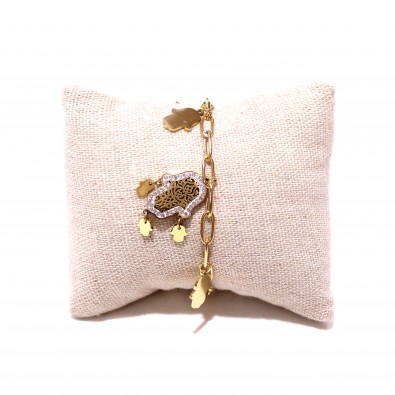 Bracelet acier inoxydable femme BRAF479