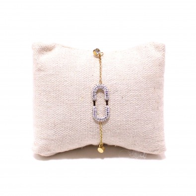 Bracelet acier inoxydable femme BRAF494