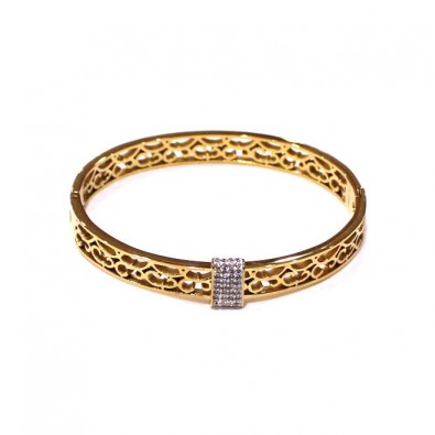 Bracelet acier inoxydable femme BRAF528