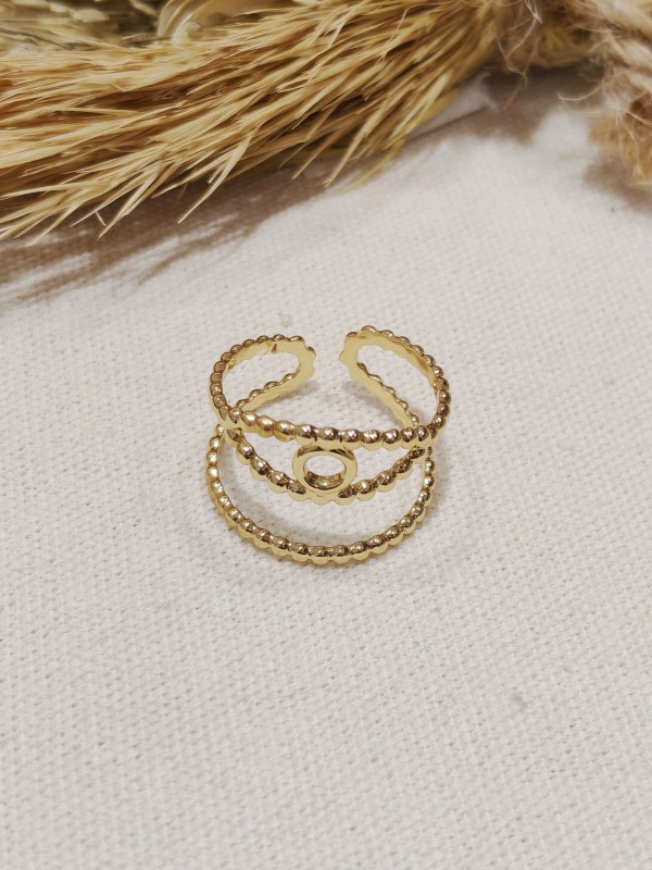 Bague réglable en acier inoxydable R003