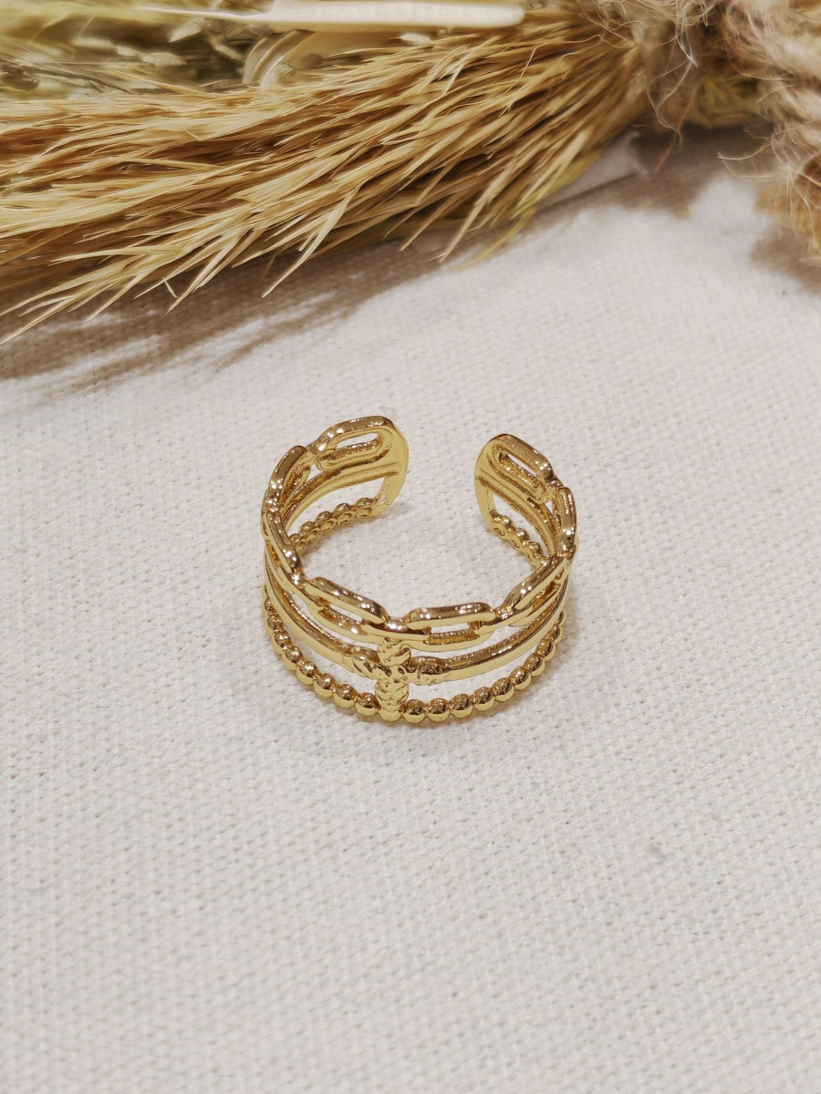Bague réglable en acier inoxydable R004