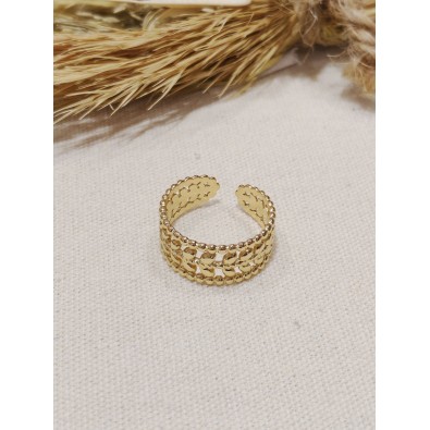 Bague réglable en acier...