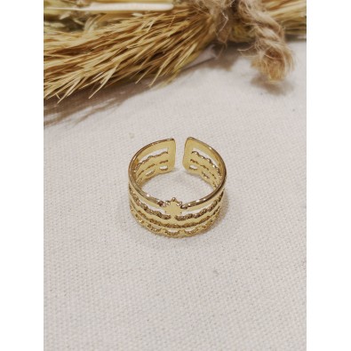 Bague réglable en acier...