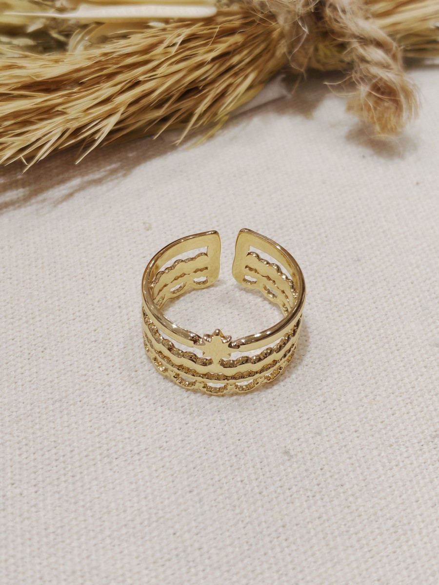 Bague réglable en acier inoxydable R006