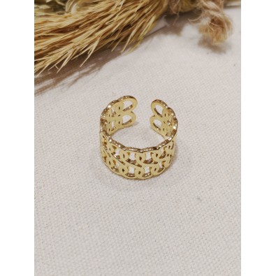 Bague réglable en acier...