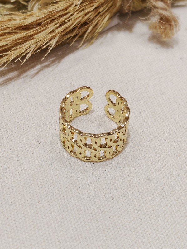 Bague réglable en acier inoxydable R007
