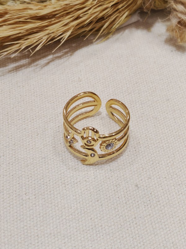 Bague réglable en acier inoxydable R008