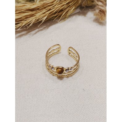 Bague réglable en acier...