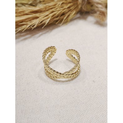 Bague réglable en acier...