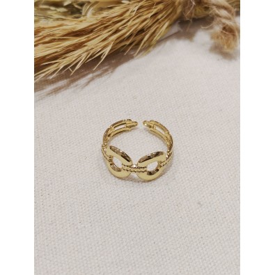 Bague réglable en acier...