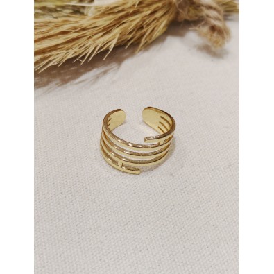 Bague réglable en acier...