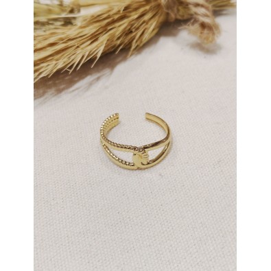 Bague réglable en acier...