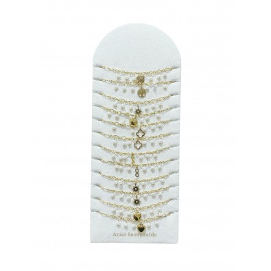 Lot de 12 bracelets en...