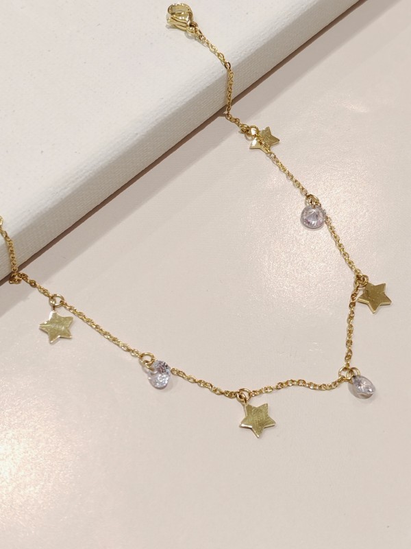 Chaine de cheville en acier inoxydable CC007