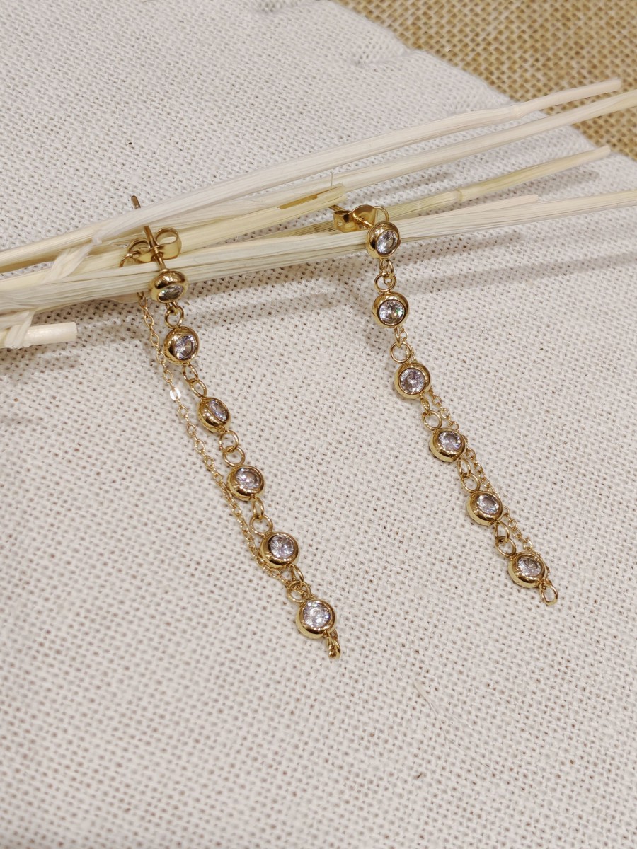 Boucles d'oreilles acier inoxydable E001