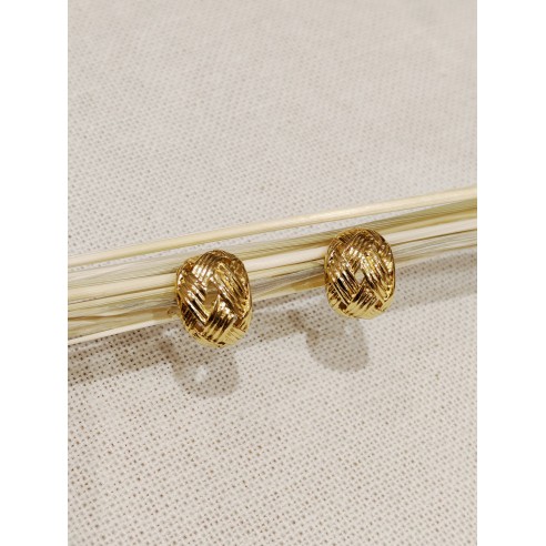 Boucles d'oreilles acier inoxydable E006