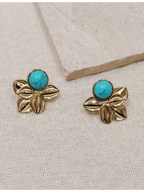 Boucles d'oreilles acier inoxydable E012