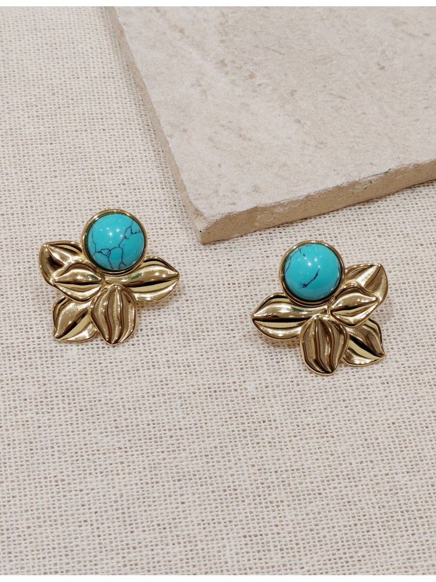 Boucles d'oreilles acier inoxydable E012
