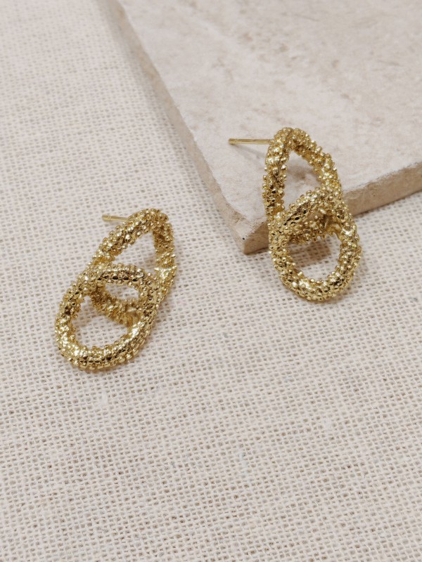 Boucles d'oreilles acier inoxydable E016