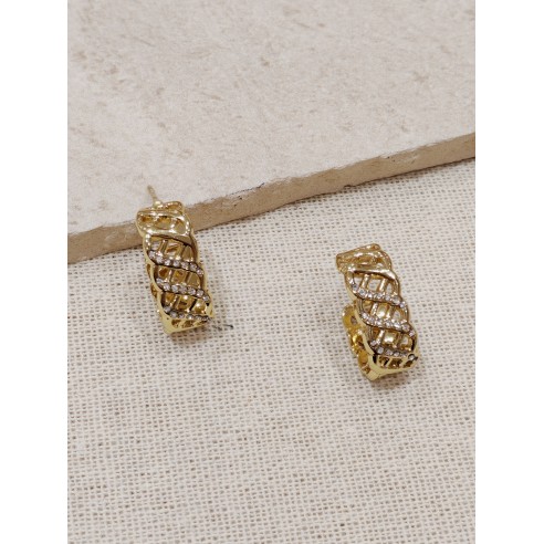 Boucles d'oreilles acier inoxydable E017