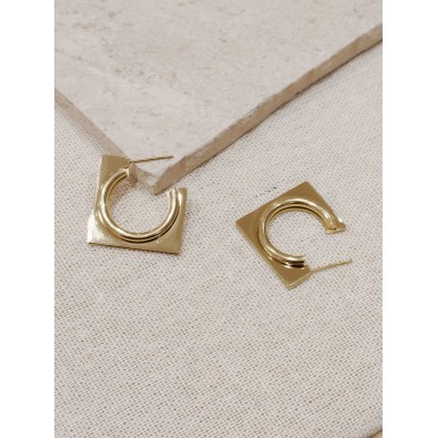 Boucles d'oreilles acier...