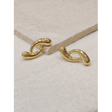 Boucles d'oreilles acier...