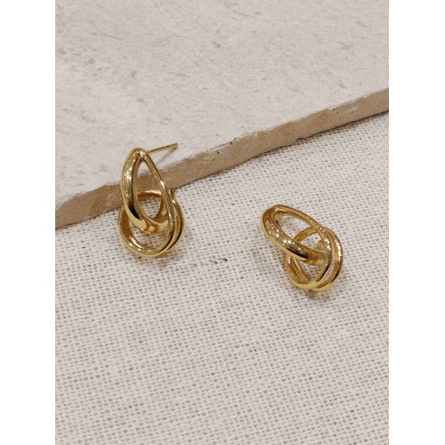 Boucles d'oreilles acier inoxydable E024