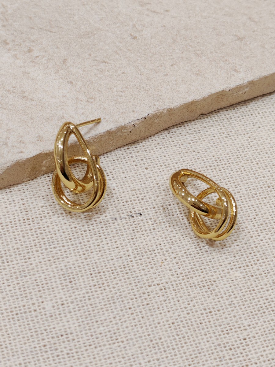 Boucles d'oreilles acier inoxydable E024