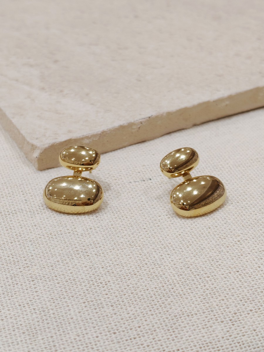 Boucles d'oreilles acier inoxydable E025