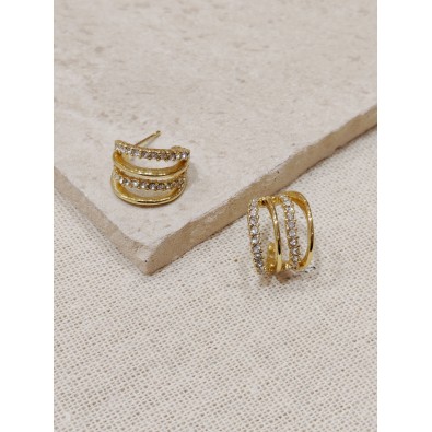 Boucles d'oreilles acier...