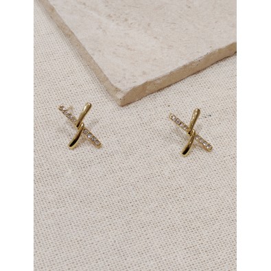 Boucles d'oreilles acier...