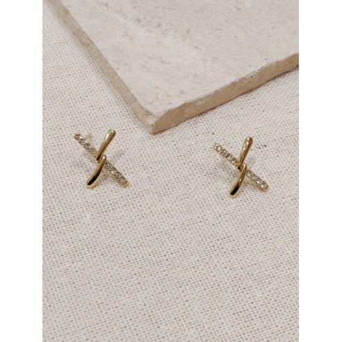 Boucles d'oreilles acier inoxydable E031