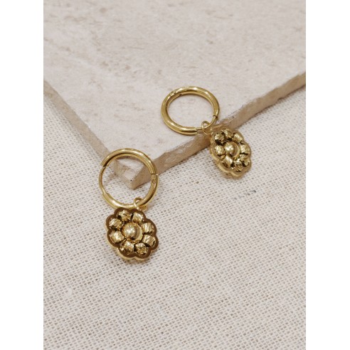 Boucles d'oreilles acier inoxydable E032