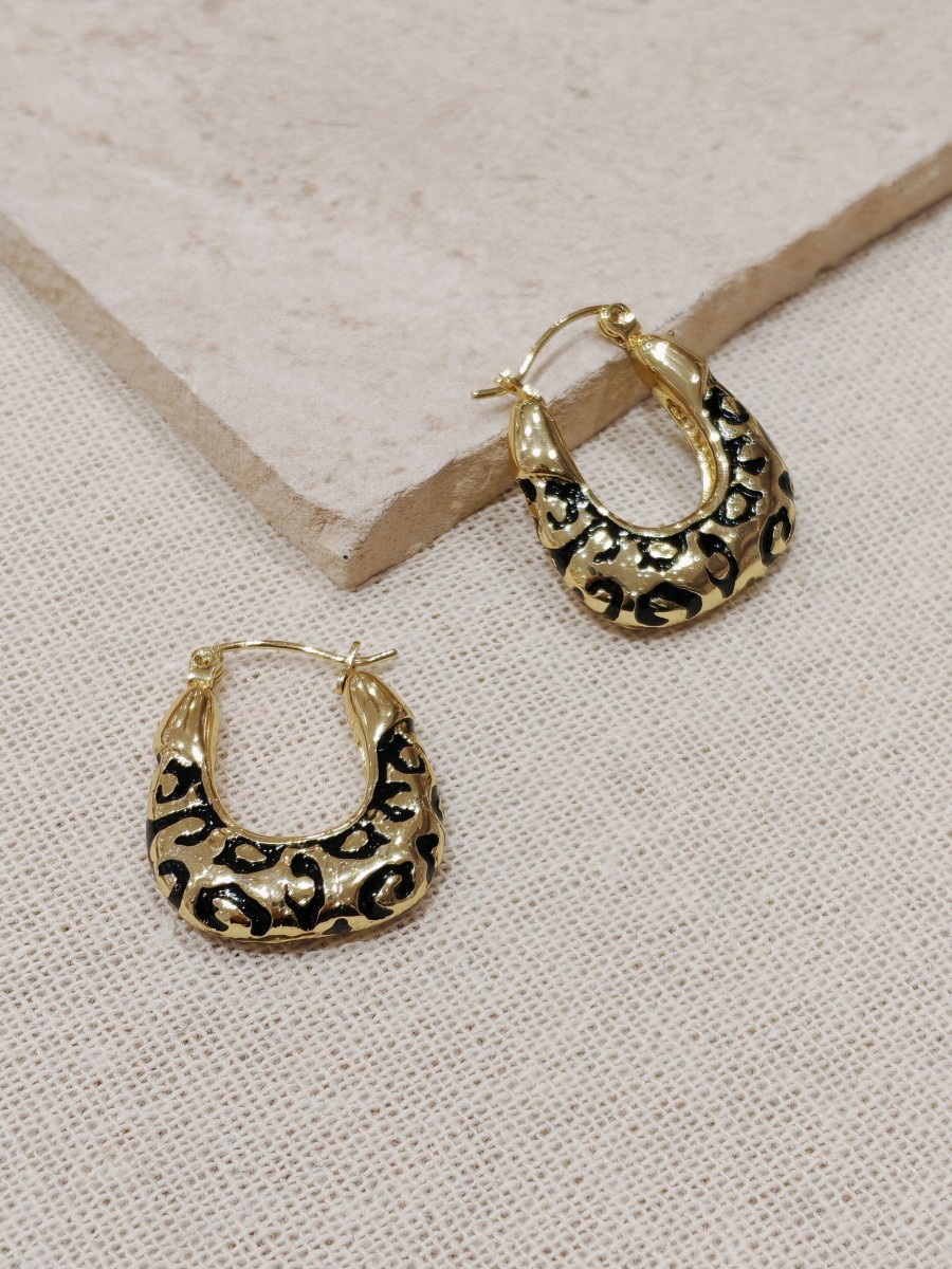 Boucles d'oreilles acier inoxydable E033