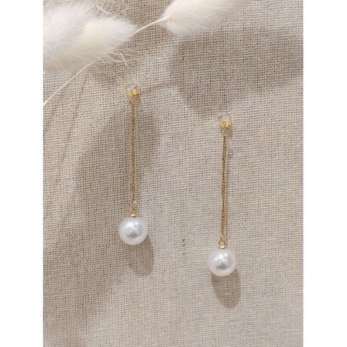 Boucles d'oreilles acier inoxydable E035