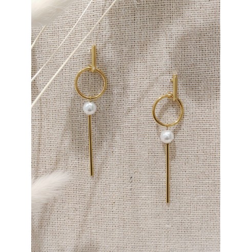 Boucles d'oreilles acier inoxydable E036