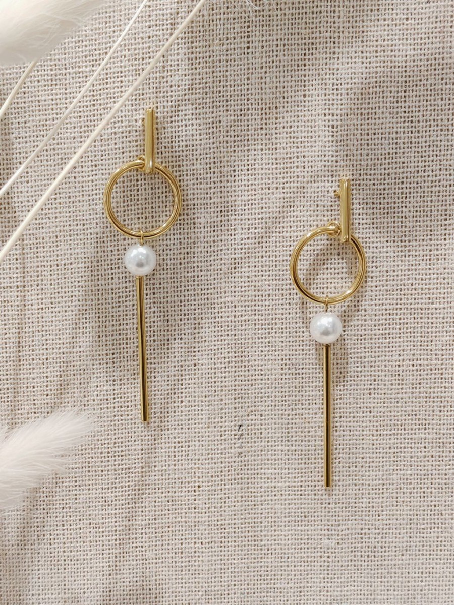 Boucles d'oreilles acier inoxydable E036