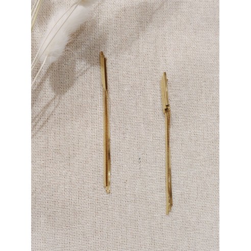 Boucles d'oreilles acier inoxydable E040