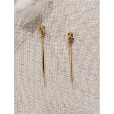 Boucles d'oreilles acier...