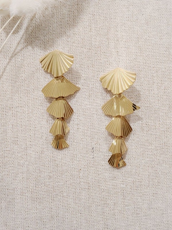 Boucles d'oreilles acier inoxydable E043