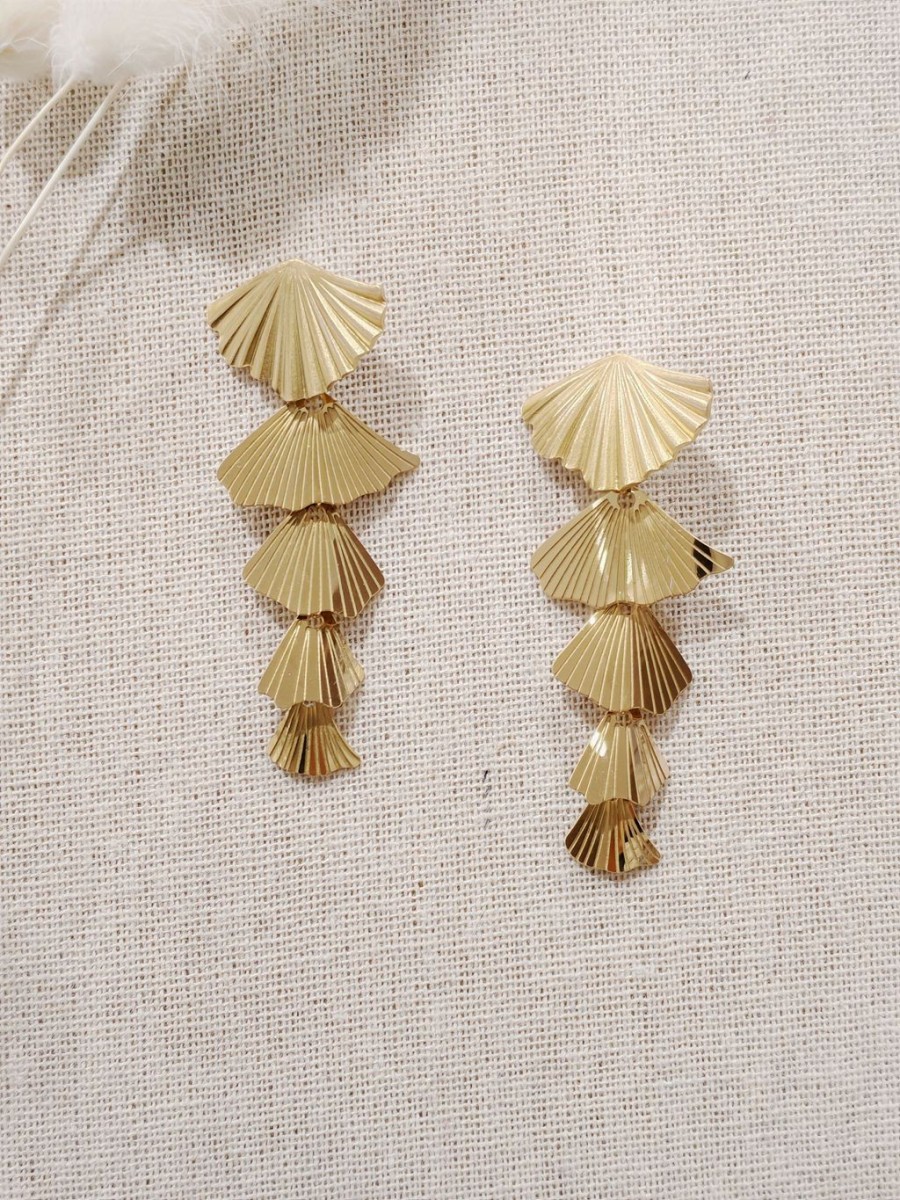 Boucles d'oreilles acier inoxydable E043