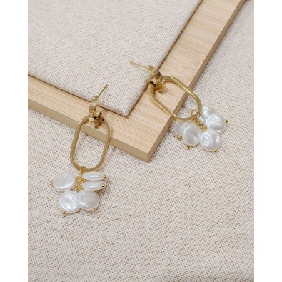 Boucles d'oreilles acier...