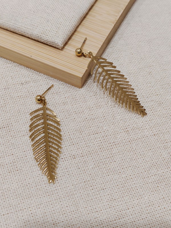 Boucles d'oreilles acier inoxydable E049